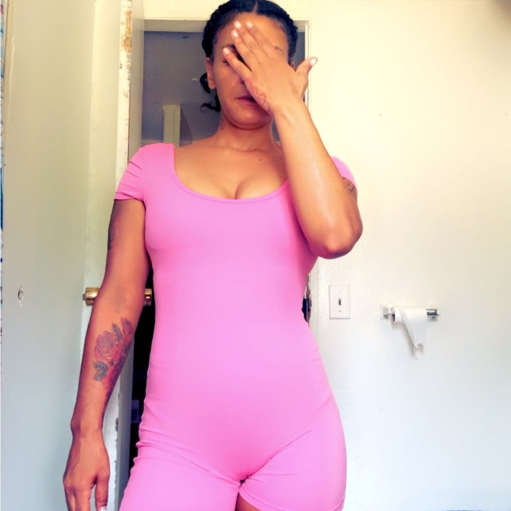 Pink Women's Jumpsuit